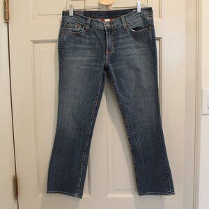 Lucky Brand Dunagarees Sundown Skinny Cuffed Crop Jeans Sz 8/29